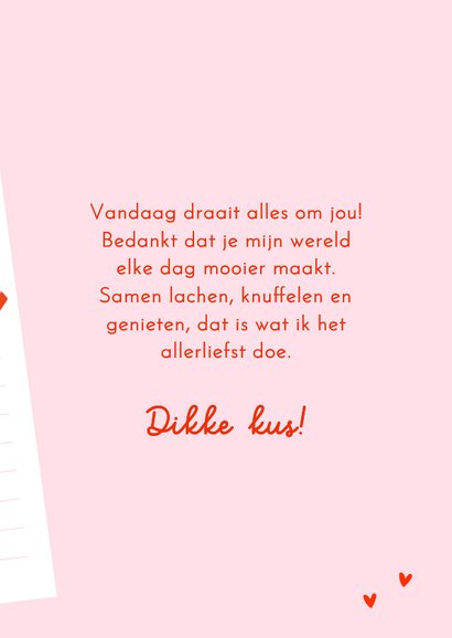 Vrolijk valentijnskaartje allI want is you met foto 3