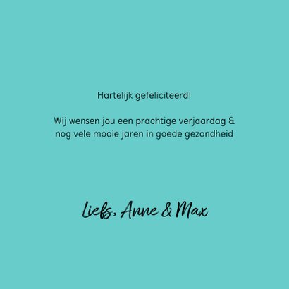 Vrolijke en gezellige verjaardagskaart met bier. Proost! 3
