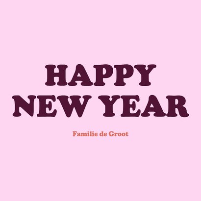 Vrolijke foto nieuwjaarskaart blokjespatroon met sterren 3