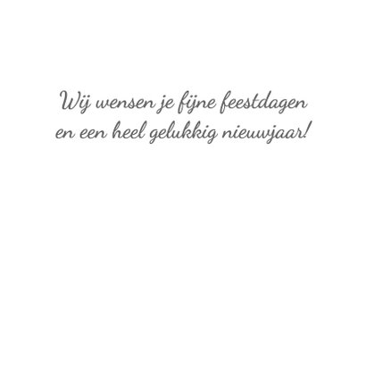 Vrolijke goudkleurige kerstkaart 3
