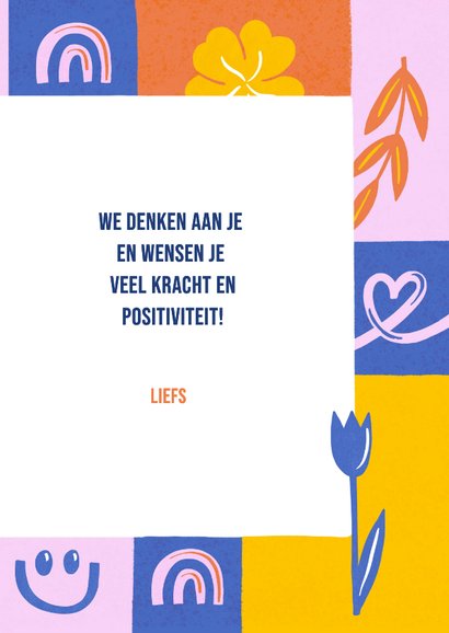 Vrolijke kaart vol positiviteit  3