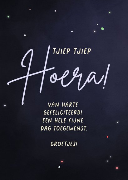 Vrolijke kerst verjaardagskaart roodborstje met lampjes 3