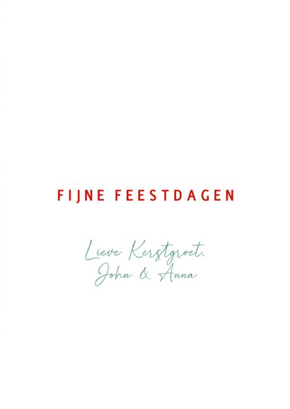 Vrolijke kerstkaart hart met foto 3