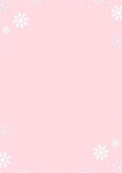 Vrolijke kerstkaart met egel en eekhoorn Achterkant