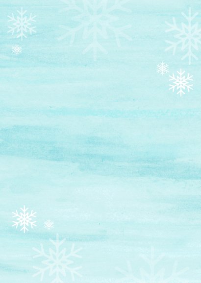 Vrolijke kerstkaart met kat en zuurstok Achterkant