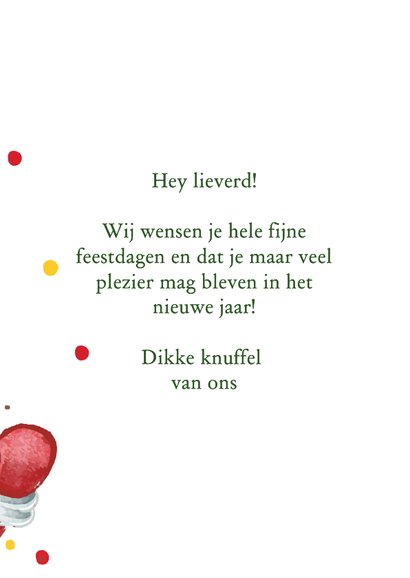 Vrolijke kerstman kerstkaart 3