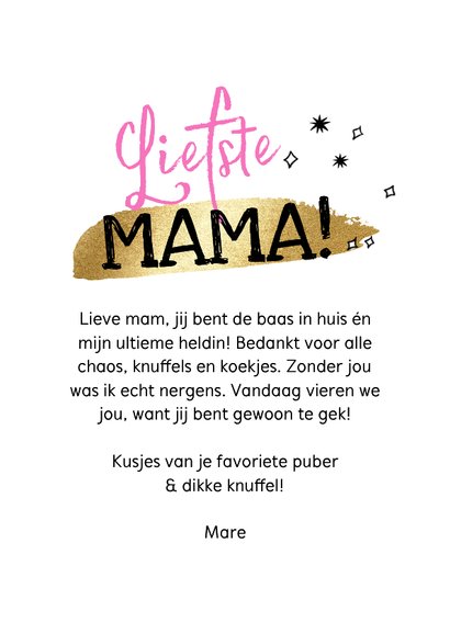 Vrolijke moederdagkaart kleurrijk boeket bloemen illustratie 3