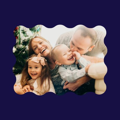 Vrolijke nieuwjaarskaart foto met kleurrijk jaartal 2