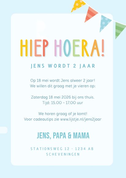 Vrolijke uitnodiging kinderfeestje met octopus met ballonnen 3