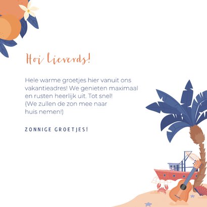 Vrolijke vakantiegroetjes uit het zuiden met 4 foto's 3