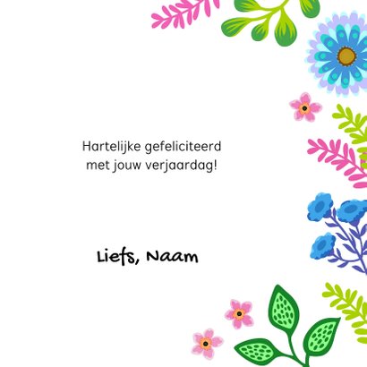 Vrolijke verjaardagskaart voor een kind met lief aapje 3