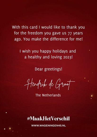 Warm wishes verschilmakers rood Engelstalig 3