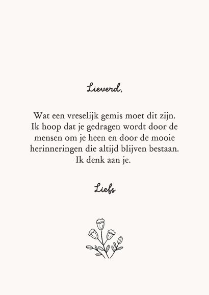 Warme condoleancekaart geïllustreerd meisje en vallende ster 3