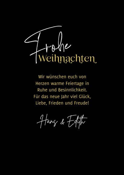 Weihnachtsgrußkarte 'Weihnachtspost mit Herz' 3