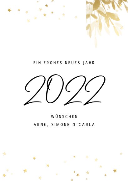 Weihnachtskarte 2022, Foto, Sterne und Zweige 3