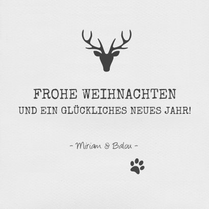 Weihnachtskarte als viereckiges Polaroid 3