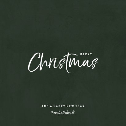 Weihnachtskarte Dschungel Look mit großem Foto 3