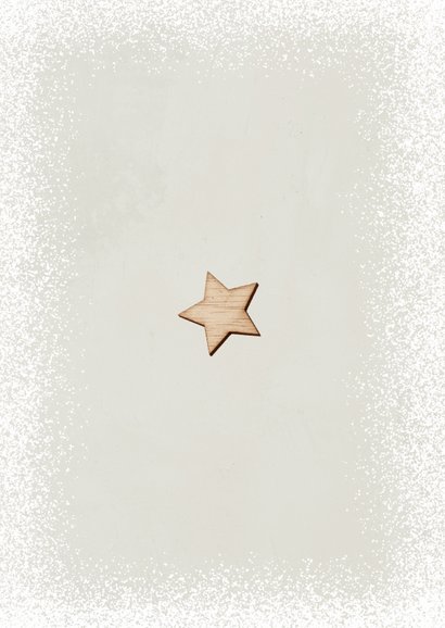 Weihnachtskarte Firma Holz-Weihnachtsbaum Rückseite