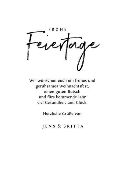 Weihnachtskarte Foto und Sternchen 3