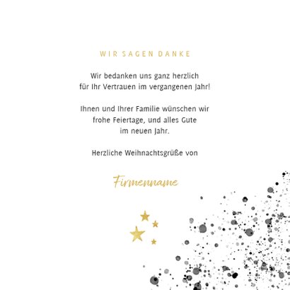 Weihnachtskarte geschäftlich Handlettering Merry Christmas 3