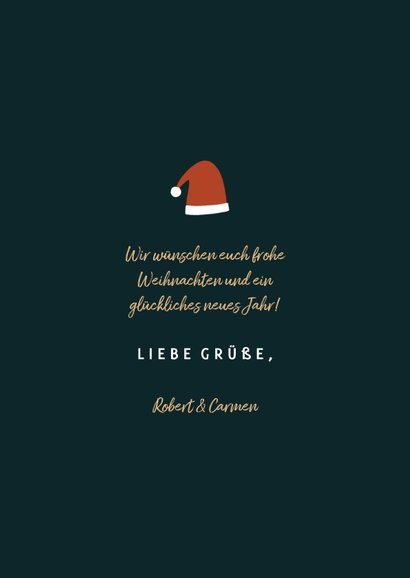 Weihnachtskarte ho, ho, ho schöne Illustrationen und Fotos 3