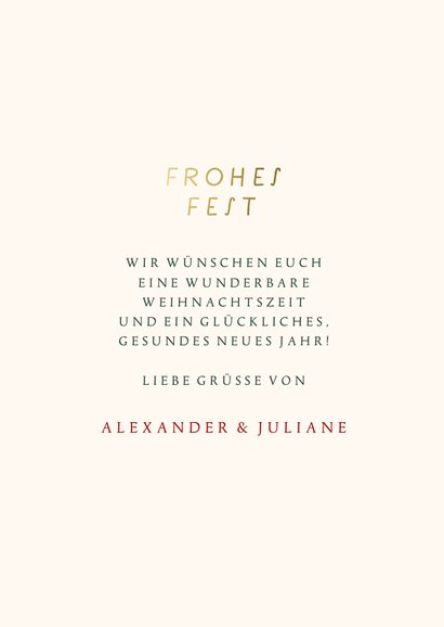 Weihnachtskarte klassischer Weihnachtskranz 3