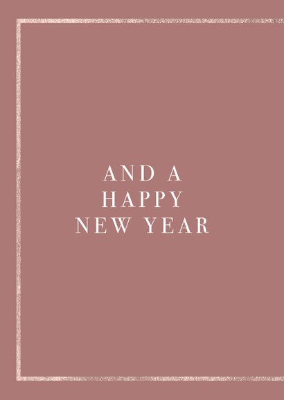 Weihnachtskarte minimalistisch mit eigenem Foto und Text 2