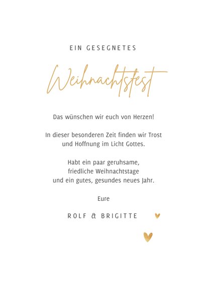 Weihnachtskarte Mistelzweig mit Schleife 3