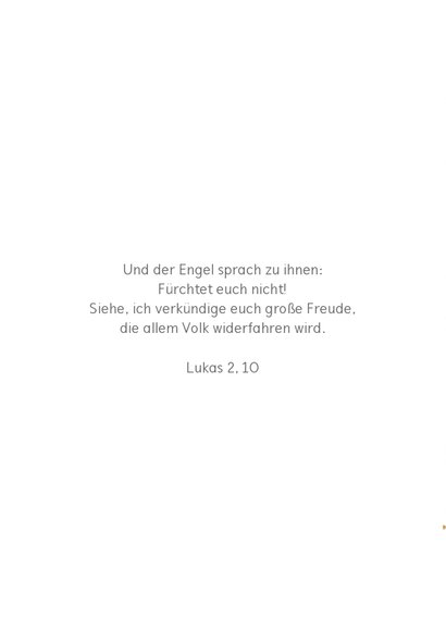 Weihnachtskarte mit Foto Glaube, Hoffnung & Liebe 2