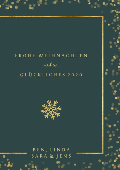 Weihnachtskarte mit Fotos und Rahmen 3