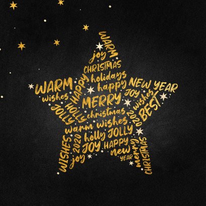 Weihnachtskarte Sterne international 2