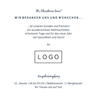 Weihnachtskarte Tannenbaum Baustellen Abbildungen 3