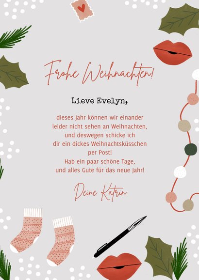 Weihnachtskarte Weihnachtspost 3