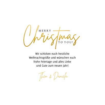 Weihnachtskarte Winterwald in Schwarzweiß 3