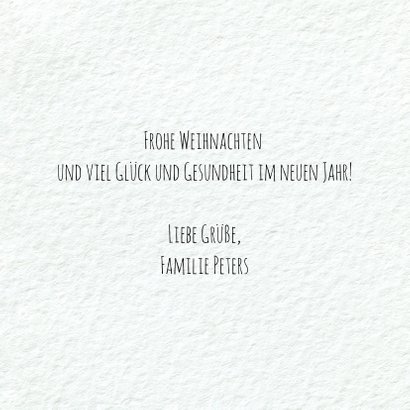Weihnachtskarte XMAS Typografie 3
