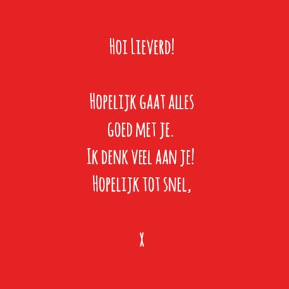 Wenskaart Bee happy vrolijk 3