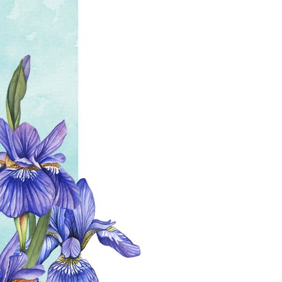 Wenskaart bloemen Lisse aquarel 2