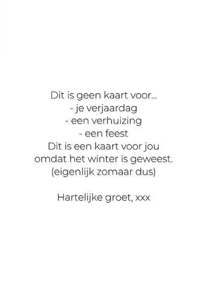 Wenskaart bloemen met vaas 3