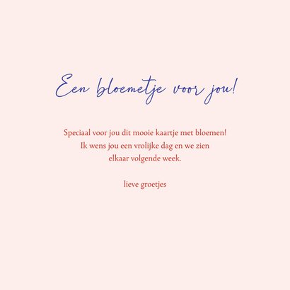 Wenskaart boeket wilde bloemen 3