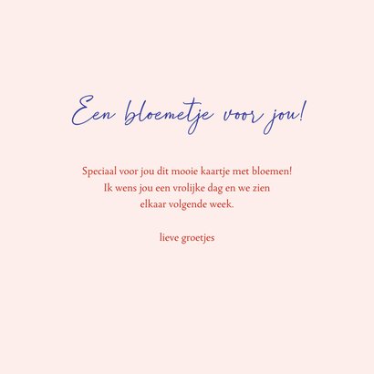 Wenskaart boeket wilde bloemen 3