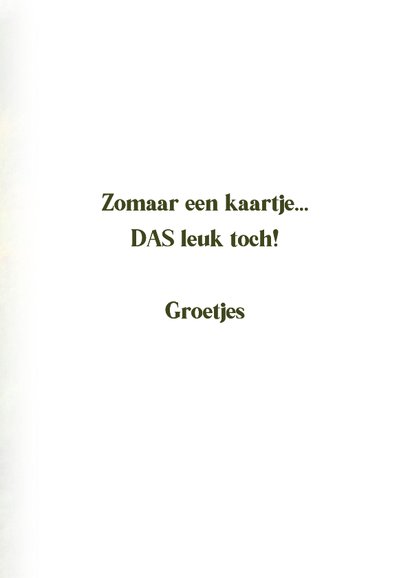 Wenskaart DAS nou leuk zeg... 3
