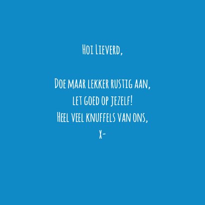 Wenskaart doe maar rustig aan luiaard... 3