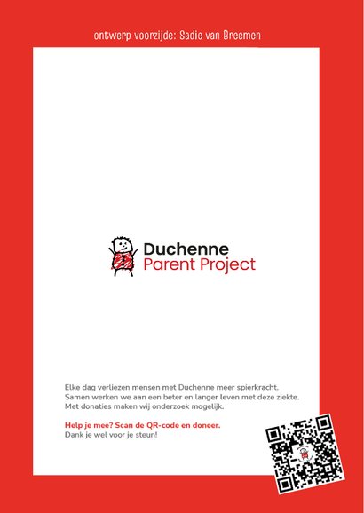 Wenskaart Duchenne Parent Project ballonnen 2