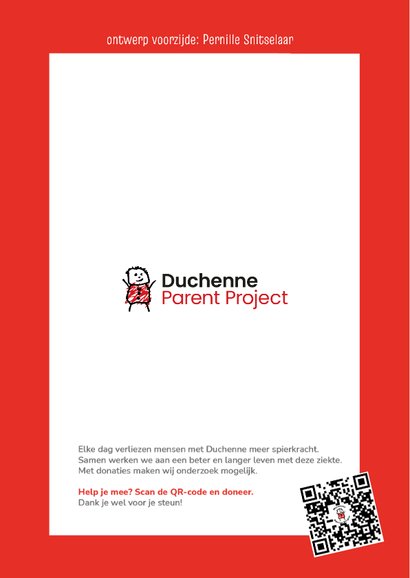 Wenskaart Duchenne Parent Project barok 2