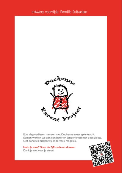 Wenskaart Duchenne Parent Project barok 2