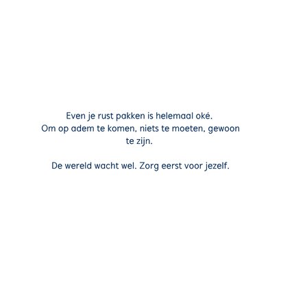 Wenskaart - Even op de bank zitten is zo gek niet 3