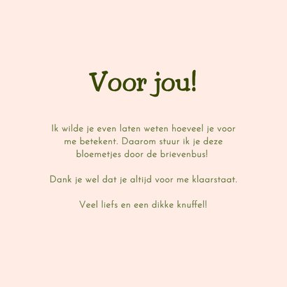 Wenskaart gele bloemetjes boterbloem 3