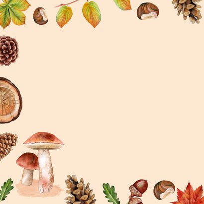 Wenskaart herfst illustraties 2