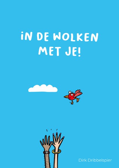 Wenskaart High high high five 2