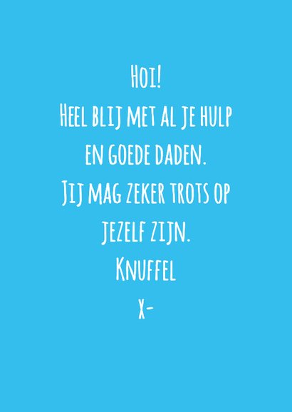 Wenskaart High high high five 3